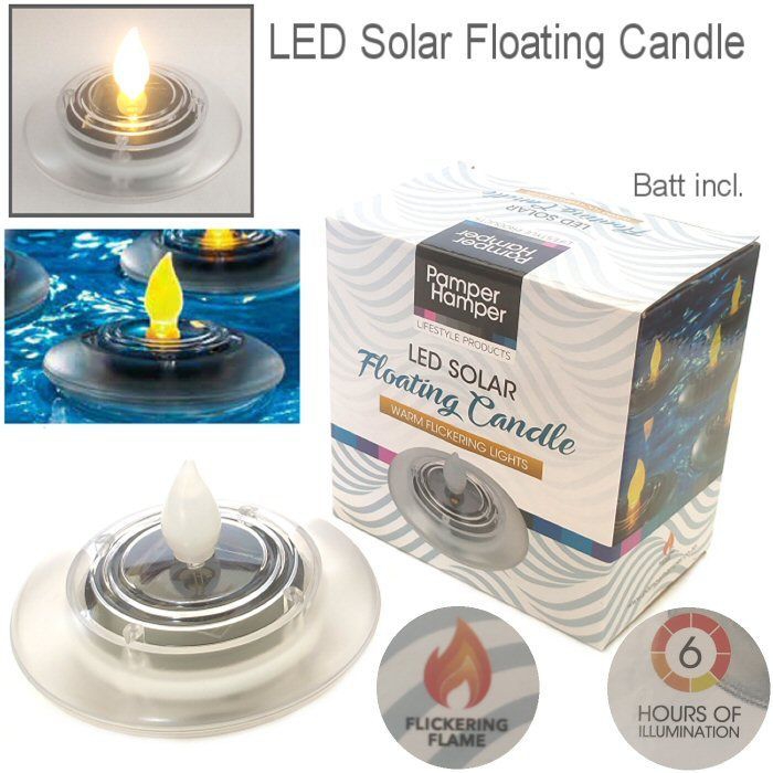 LED SOLAR FLOATING CANDLE Pamper Hamper