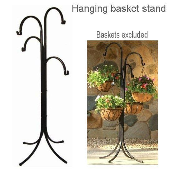 4 ARM HANGING BASKET TREE STAND Pamper Hamper