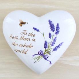 LAVENDER HEART 130mm