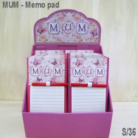 MUM SHOPPING LISTDISP. OF 36